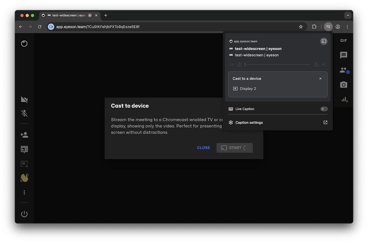 Cast to Device in Prebuilt UI